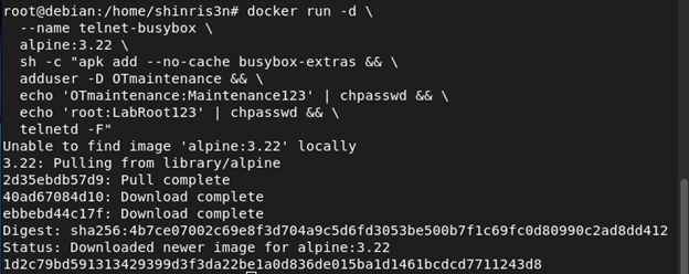 Docker Setup Target 2
