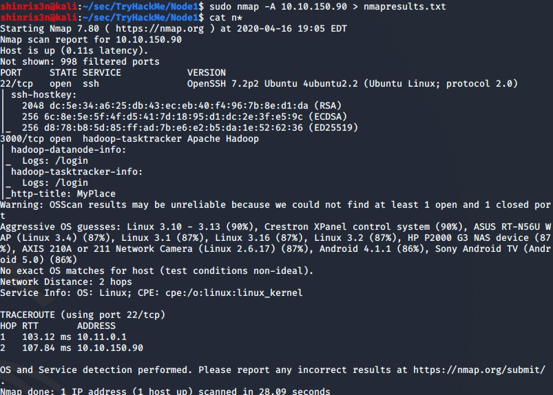 Nmap Output