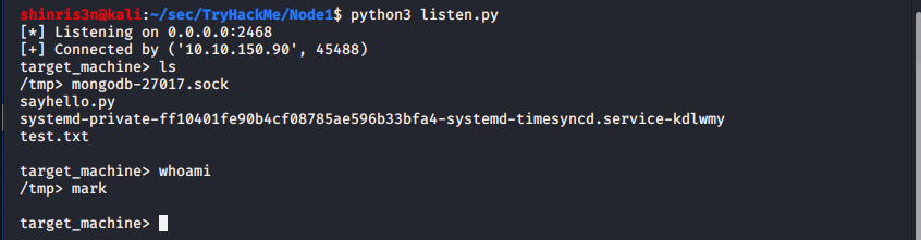 Python listener