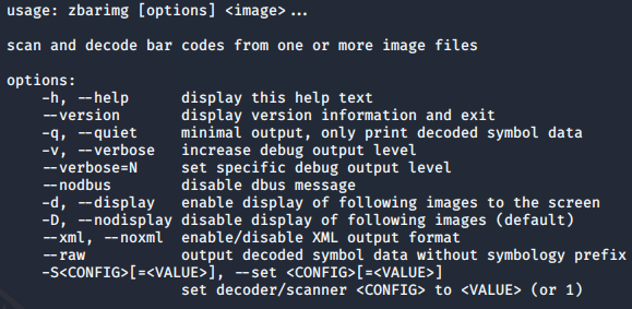 zbarimg syntax